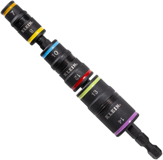 Klein Tools 32933M 6-in-1 Metric Impact Socket Set