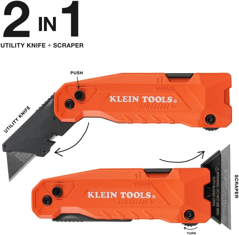 Klein Tools 44306 FLICKBLADE 2-in-1
