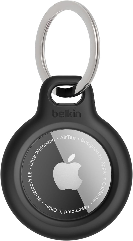 Belkin Apple AirTag Secure Holder with Key Ring - Durable