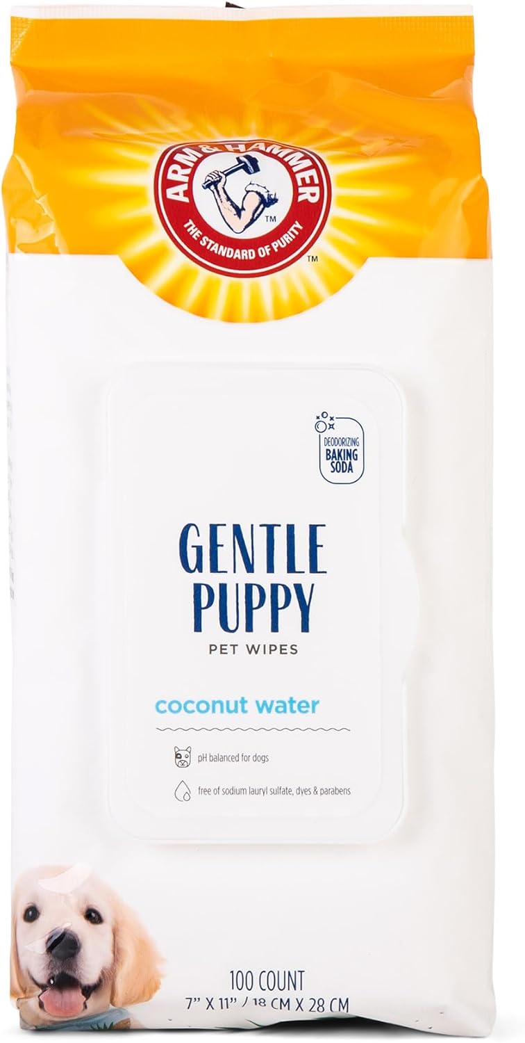 Dog Grooming Wipes - Natural Deodorizing Pet Wipe