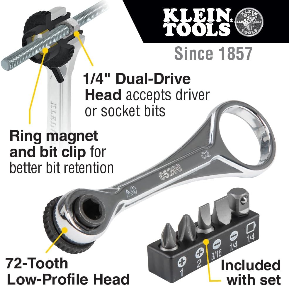 Klein Tools 65200 Ratchet Set