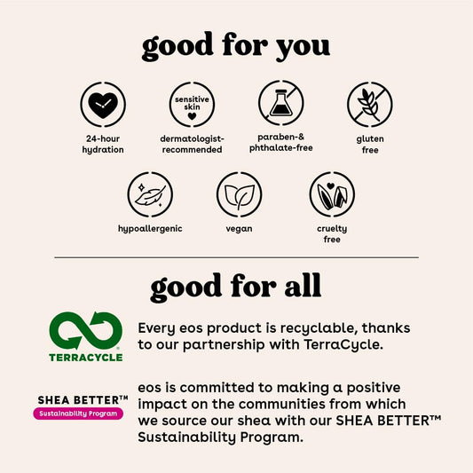 eos Shea Better Body Lotion+ Body Wash, Pink Champagne