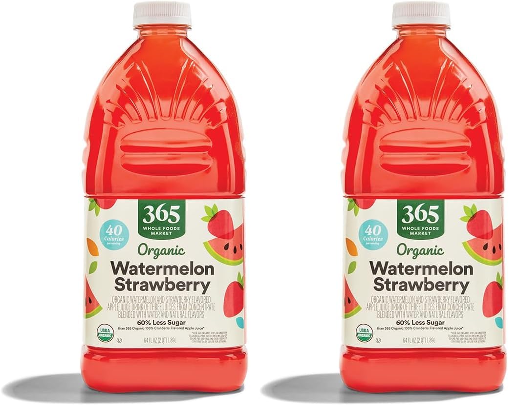 Juice Reduced Sugar Watermelon Strawberry Organic