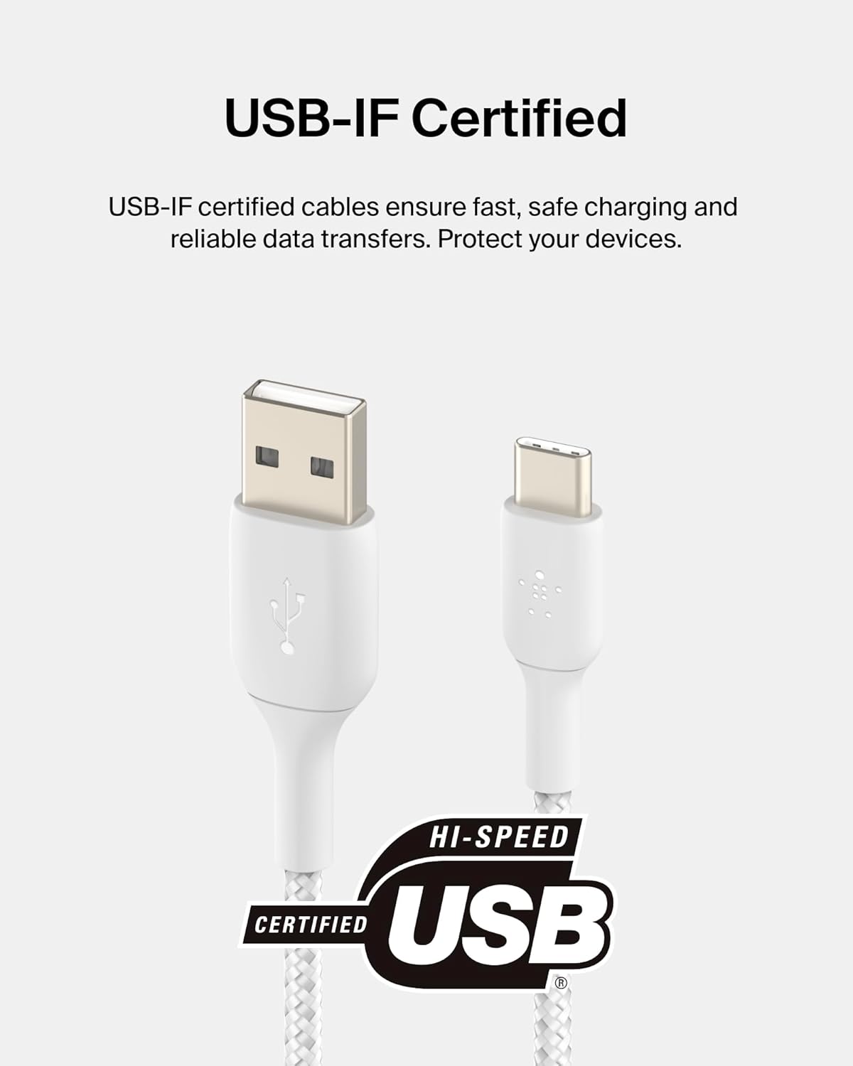Belkin BoostCharge Braided USB-C to USB-A