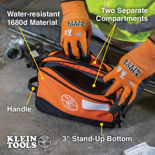 Klein Tools 55582 Tool Pouch Zipper Bag,
