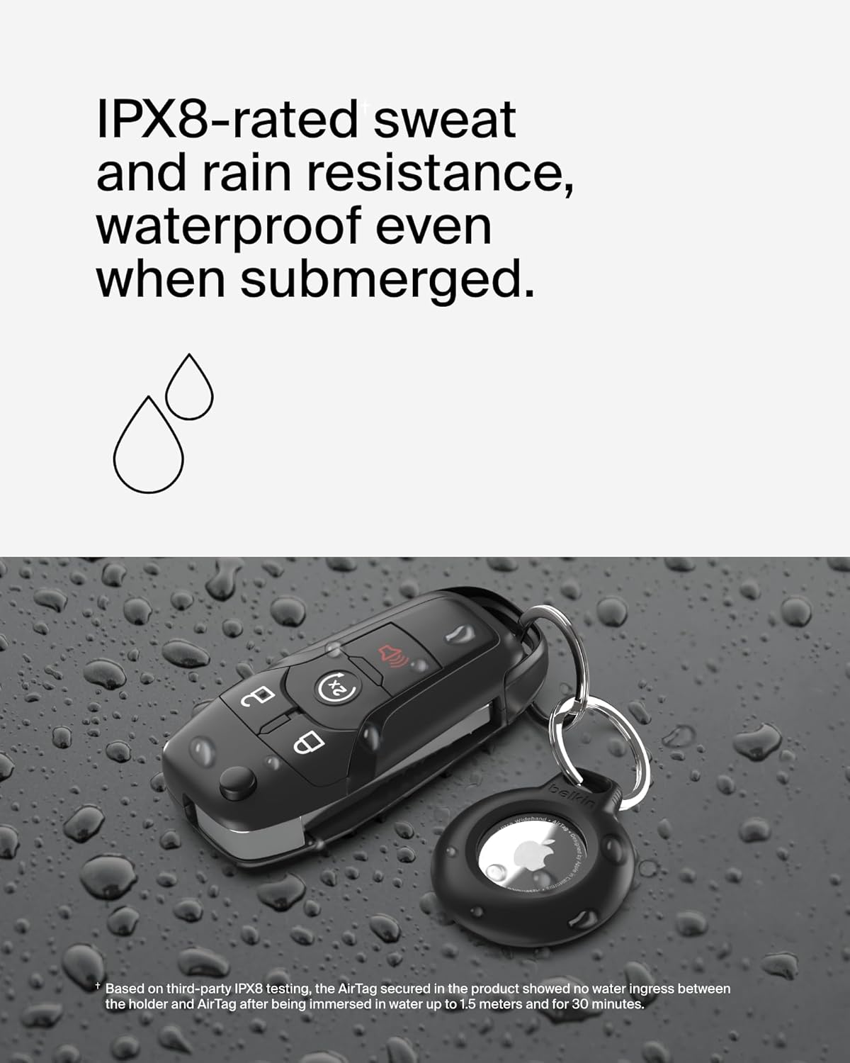 Belkin Waterproof Apple AirTag Secure Holder