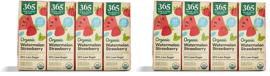 Box Juice Reduced Sugar Watermelon Strawberry