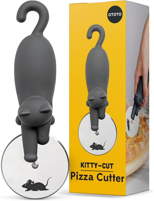 OTOTO Kitty Cut Pizza Cutter Wheel