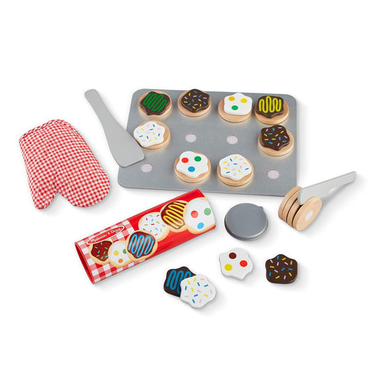 Slice and Bake Cookies Wooden Play Food Set