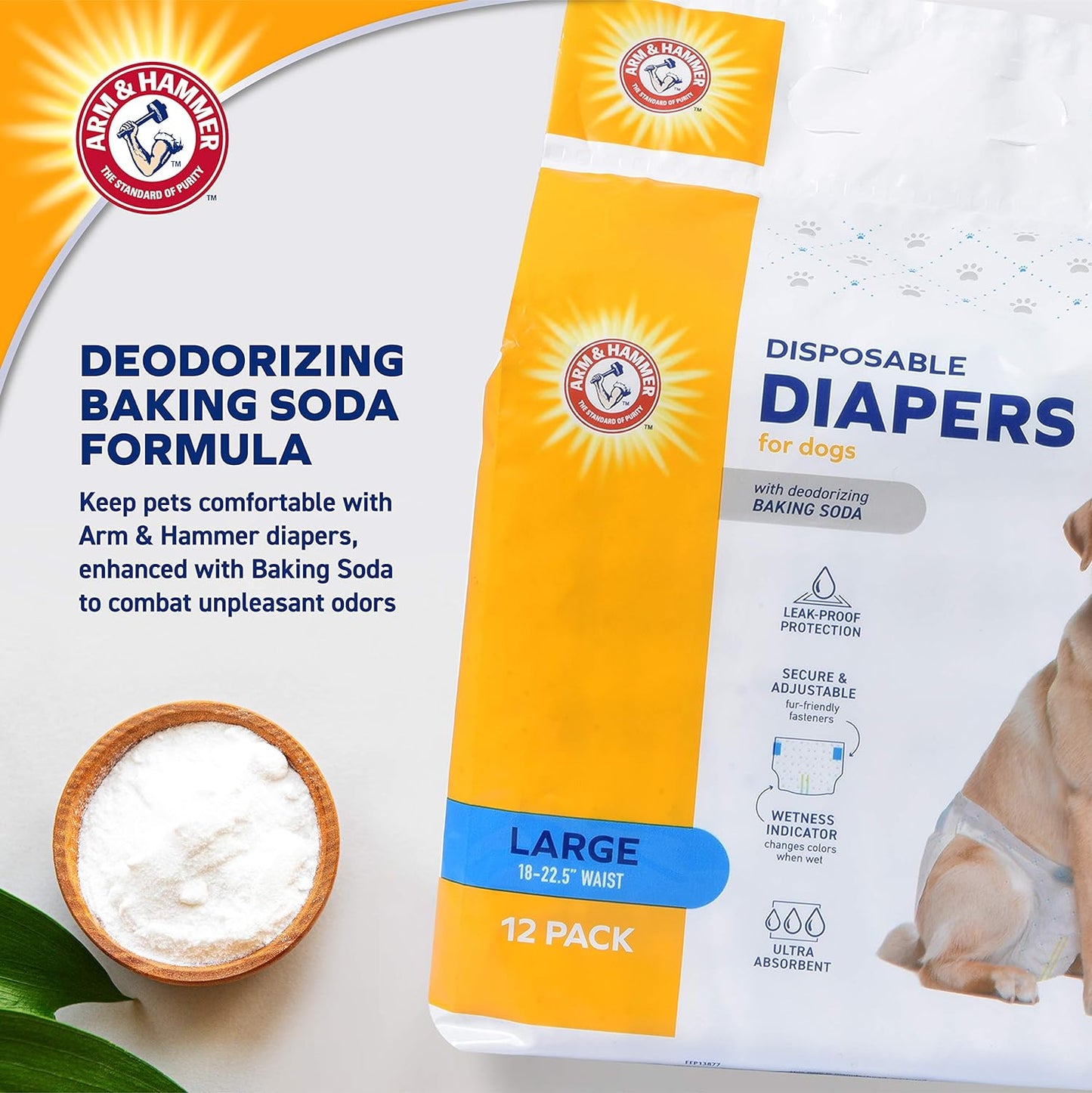 Pets Female Dog Diapers, Size Large
