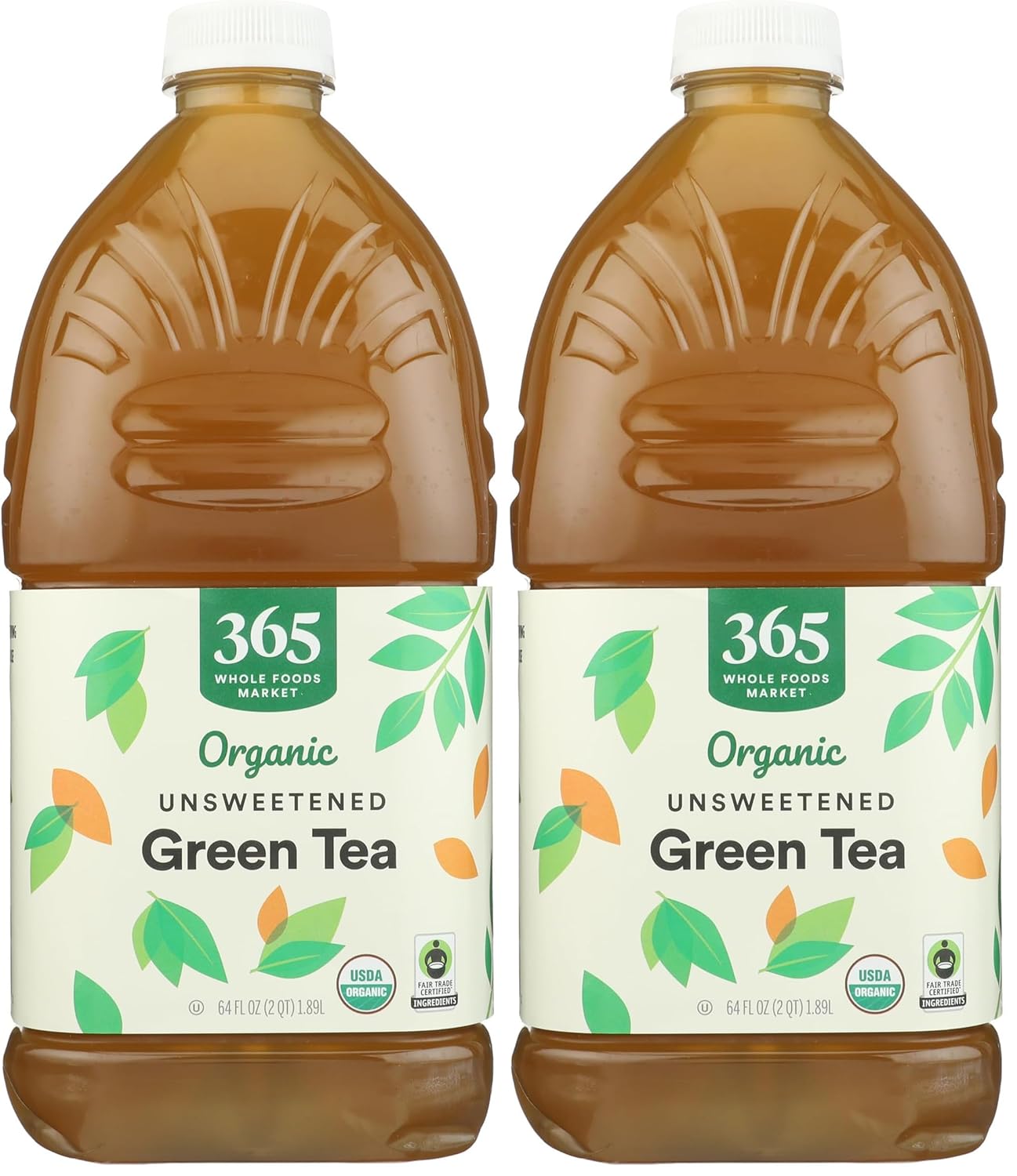 Organic Unsweetened Green Tea, 64 Fl Oz (Pack of 2)