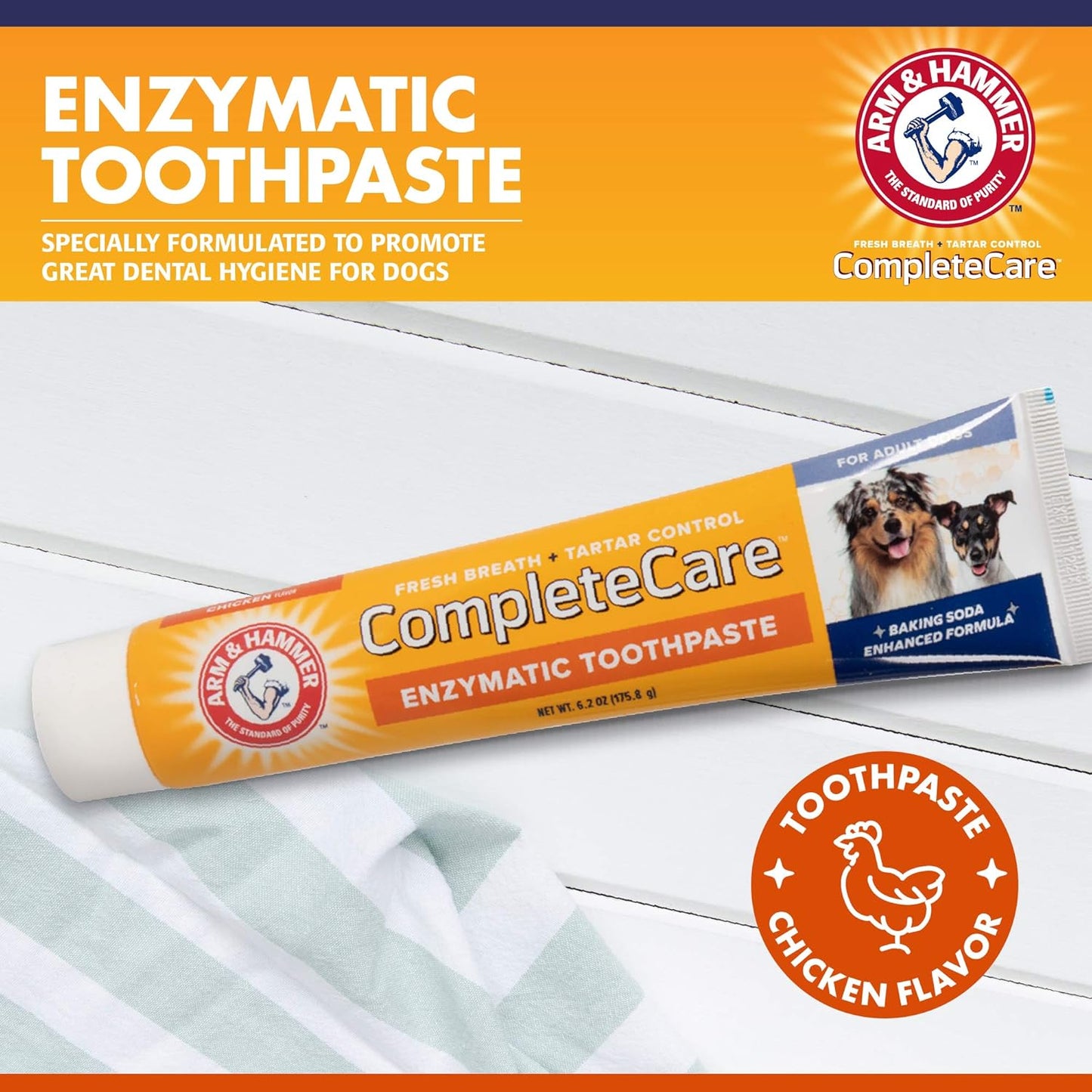 Complete Care Enzymatic Dog Toothpaste, 6.2 oz