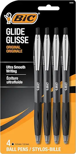 BIC Gelocity Quick Dry Blue Gel Pens, Medium Point (0.7mm),