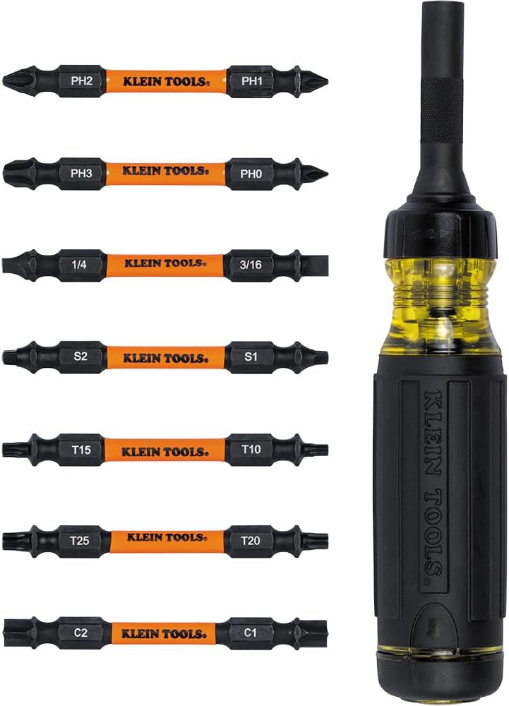 Klein Tools 32315HD 15-in-1 Multi-Bit Ratcheting Screwdriver