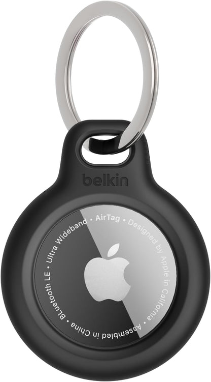 Belkin Apple AirTag Secure Holder with Key Ring - Durable