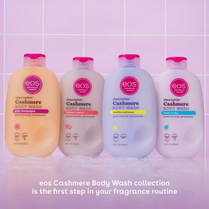 Bundle of eos Shea Better Cashmere Body Wash- Vanilla Cashmere