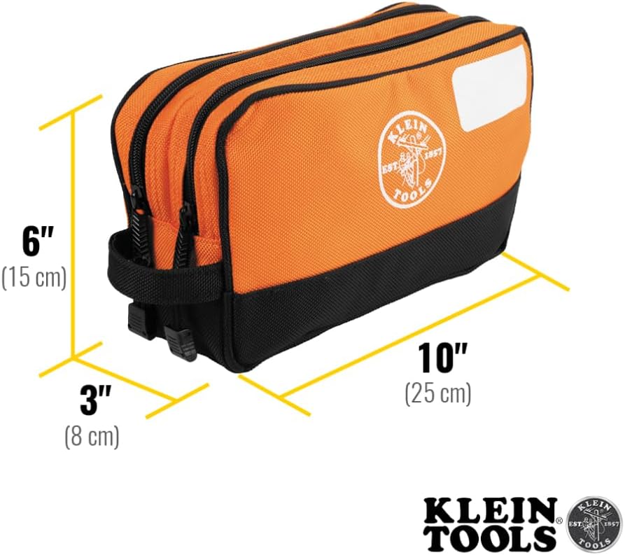 Klein Tools 55582 Tool Pouch Zipper Bag,
