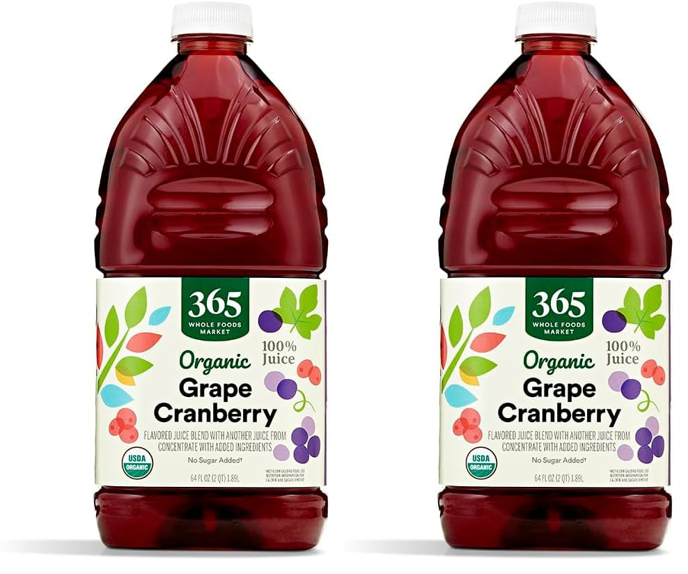 Organic Grape Cranberry Flavored Juice Blend from Concentrate,