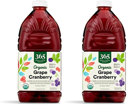 Organic Grape Cranberry Flavored Juice Blend from Concentrate,