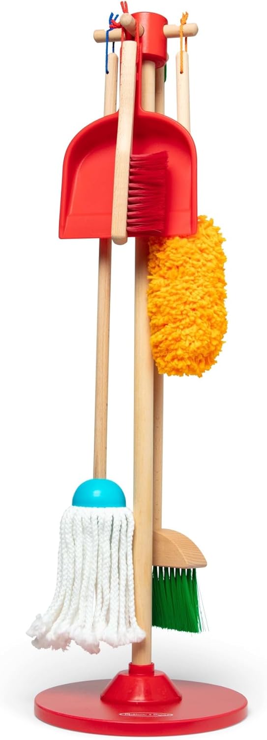 Dust Sweep Mop 6-Piece Pretend Play Set