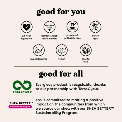 eos Shea Better Body Lotion+ Body Wash, Pink Champagne