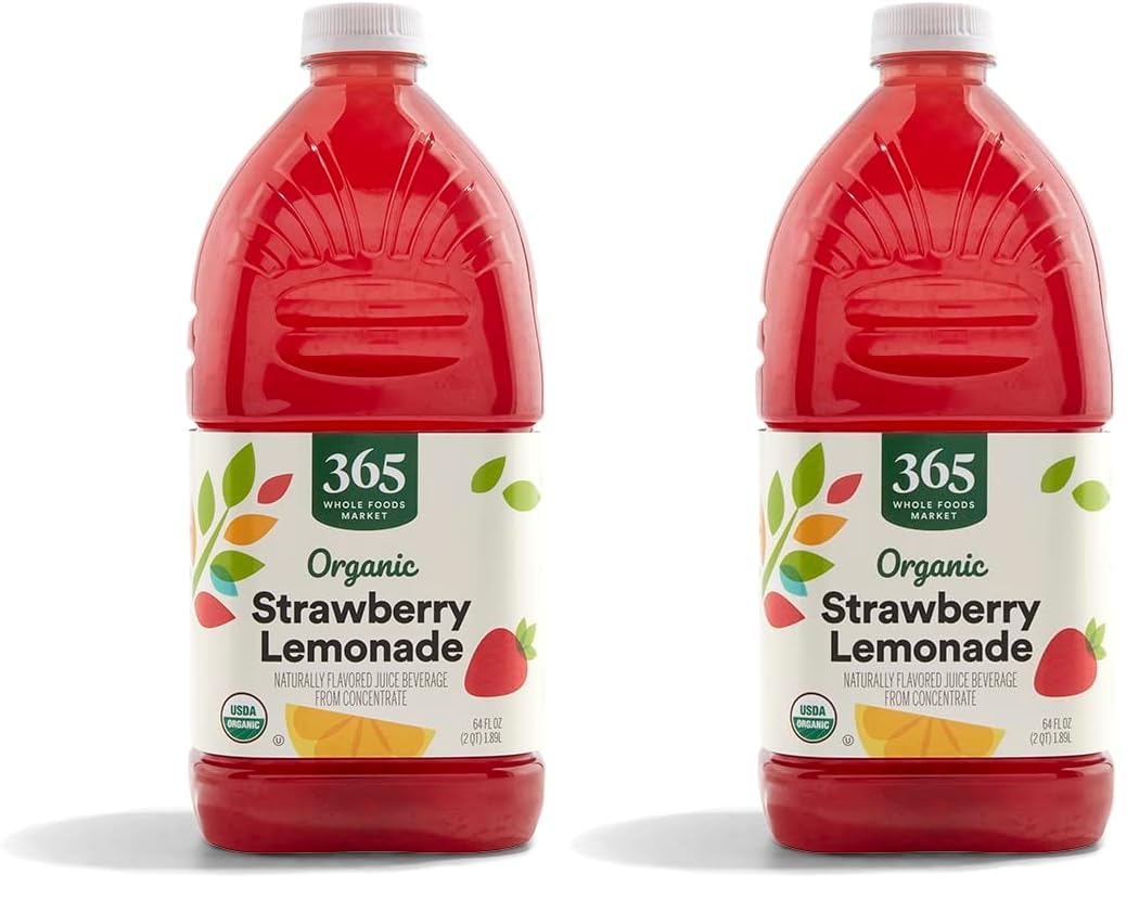 Organic Strawberry Lemonade, 64 Fl Oz (Pack of 2)