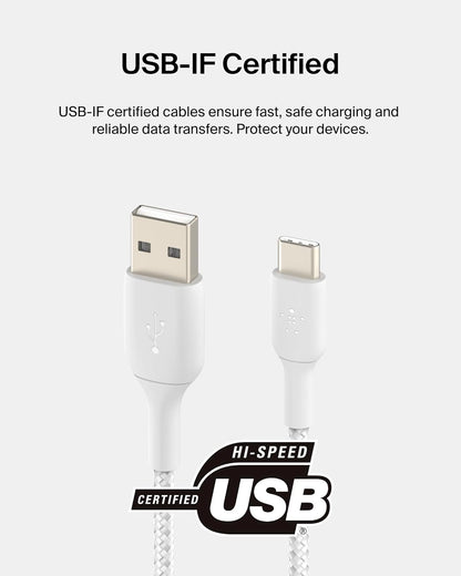 Belkin BoostCharge Braided USB-C to USB-A