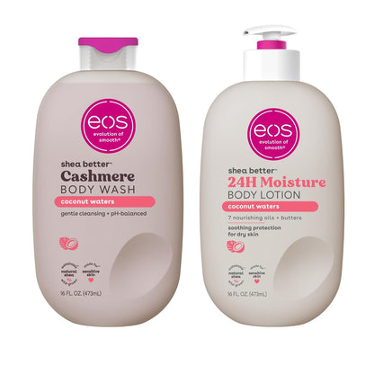eos Shea Better Body Lotion+ Body Wash, Coconut Waters