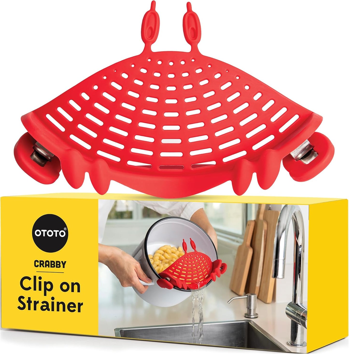 NEW Crabby Clip-On Strainer by OTOTO
