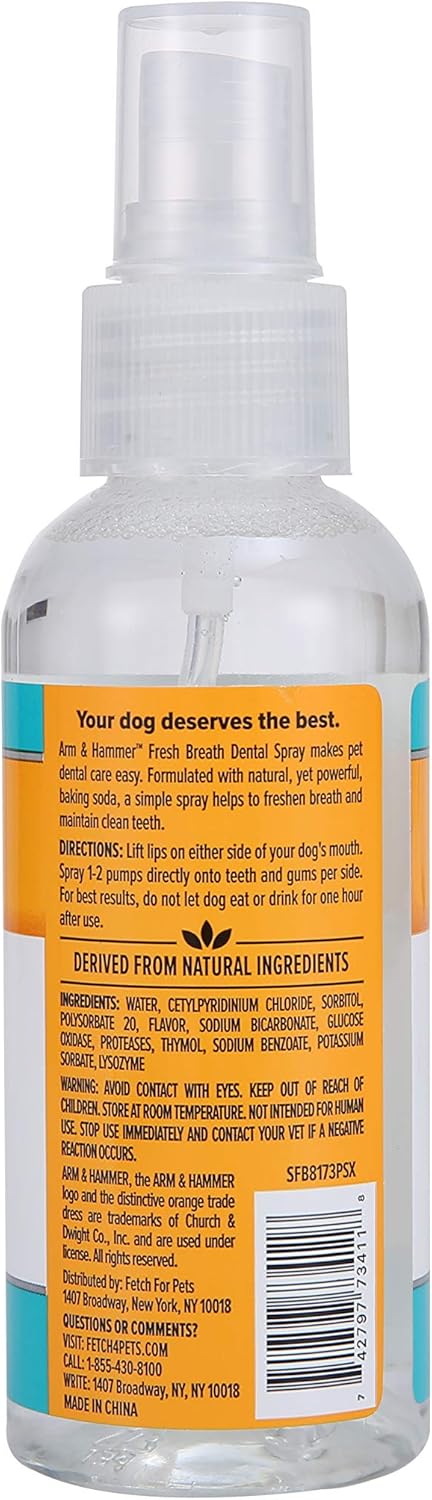 Pets Dog Oral Care Spray - Fresh Breath & Teeth Cleaning Spray