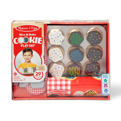 Slice and Bake Cookies Wooden Play Food Set