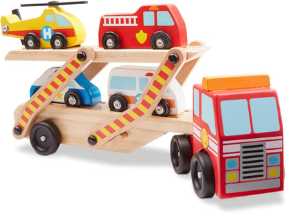 Emergency Vehicle Carrier Wooden Truck