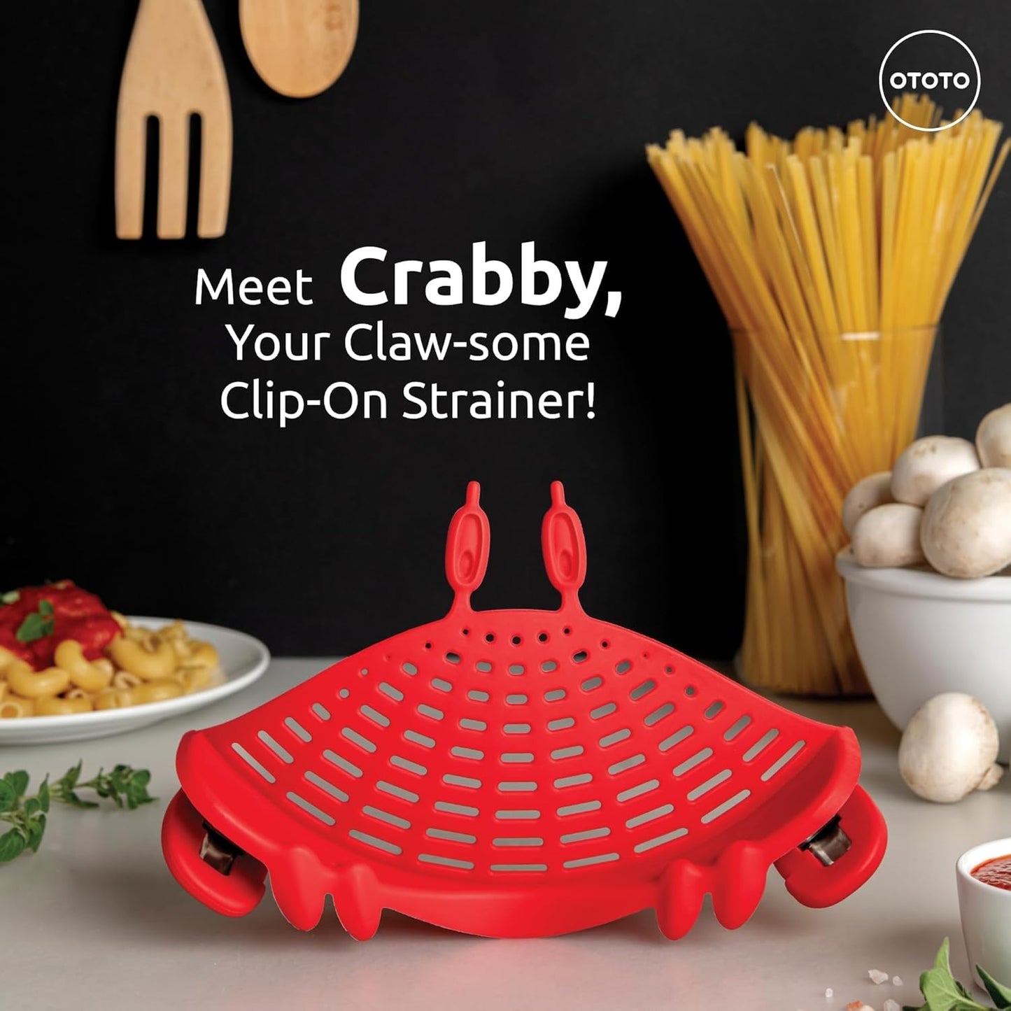 NEW Crabby Clip-On Strainer by OTOTO