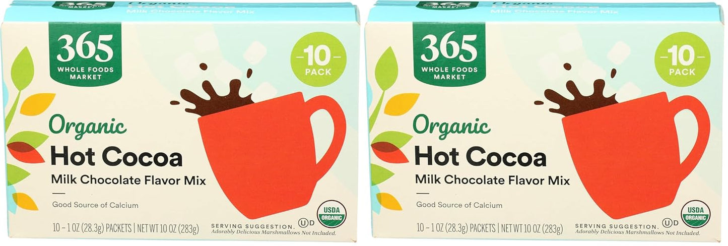 Drink Hot Cocoa Milk Chocolate Organic 10 Count,
