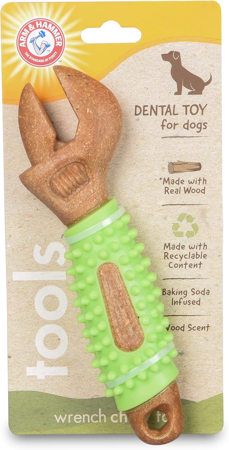 Wood Blend Wrench Chew Toy for Dogs