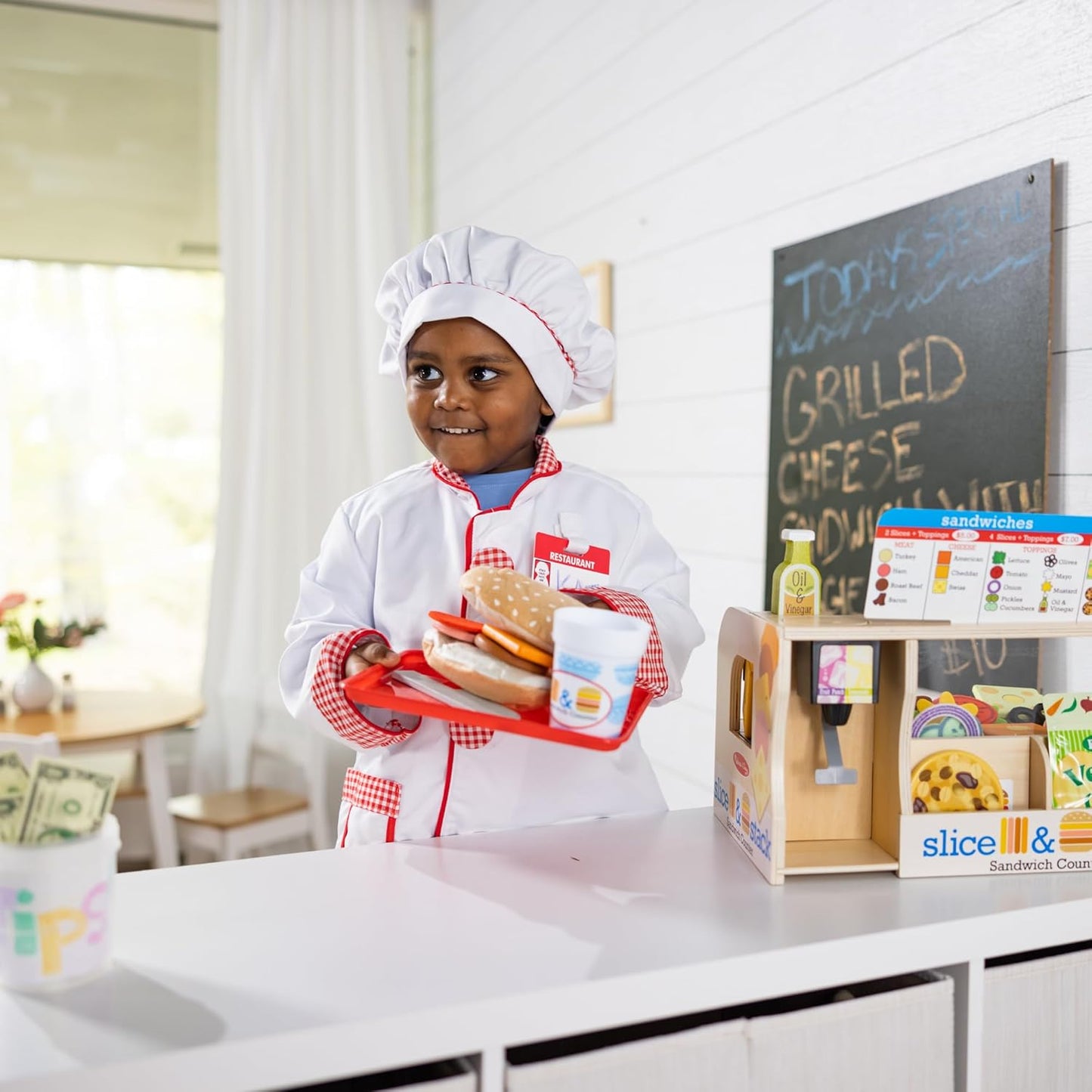 Slice-Stack-Serve, Wooden Sandwich Counter