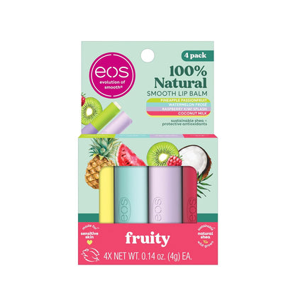eos 100% Natural Lip Balms- Coconut Milk, Pineapple Passionfruit