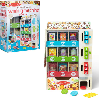 Sort-Stock-Select Wooden Vending Machine Toy