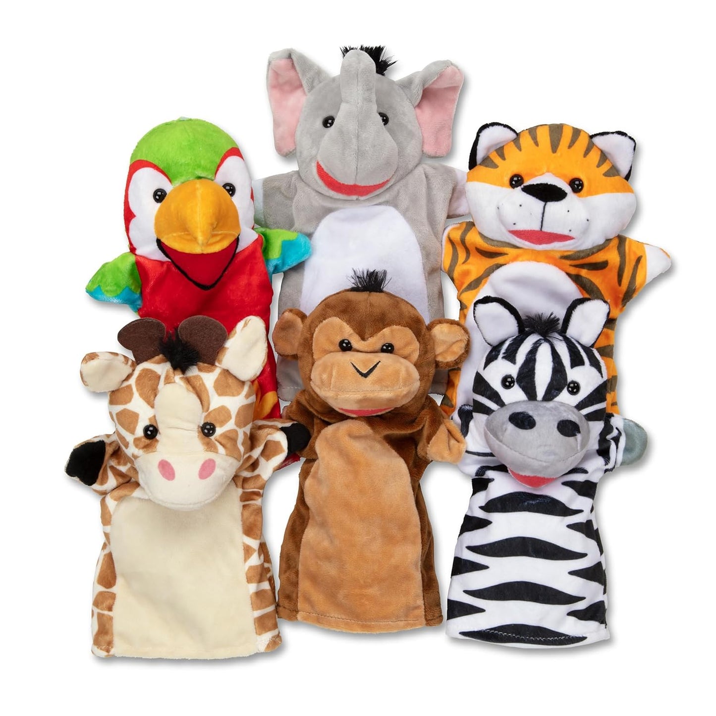 Melissa & Doug Safari Buddies Hand Puppets,