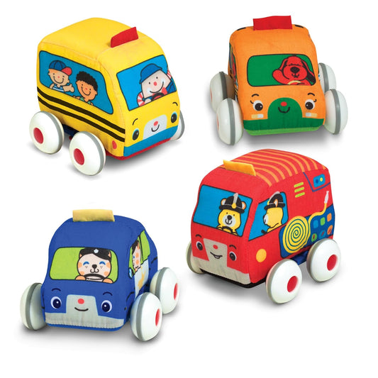 Kids Pull-Back Town Vehicle Set - Baby Toys Set