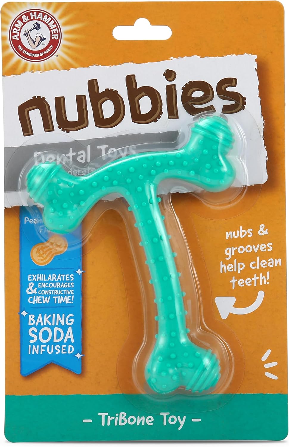 Nubbies T-Bone Dental Dog Chew Toys