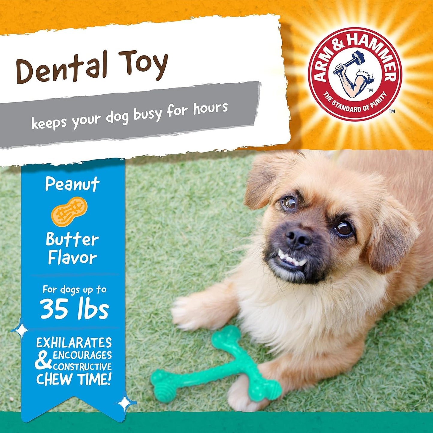 Nubbies T-Bone Dental Dog Chew Toys