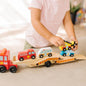 Vehicle Carrier Wooden Truck