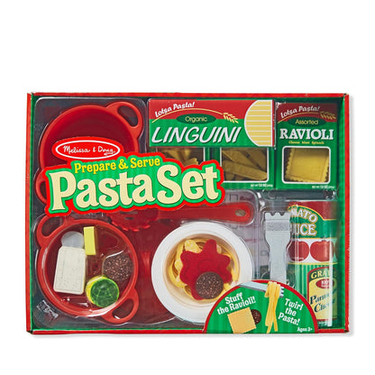 Prepare & Serve Pasta Set with Toy Food & Kids Play