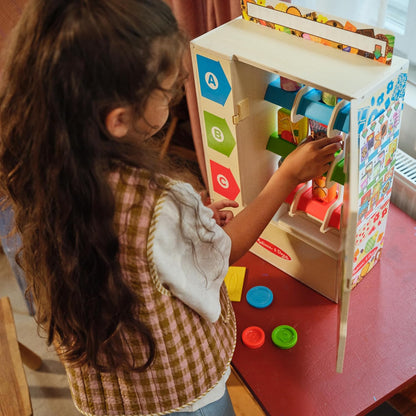 Sort-Stock-Select Wooden Vending Machine Toy
