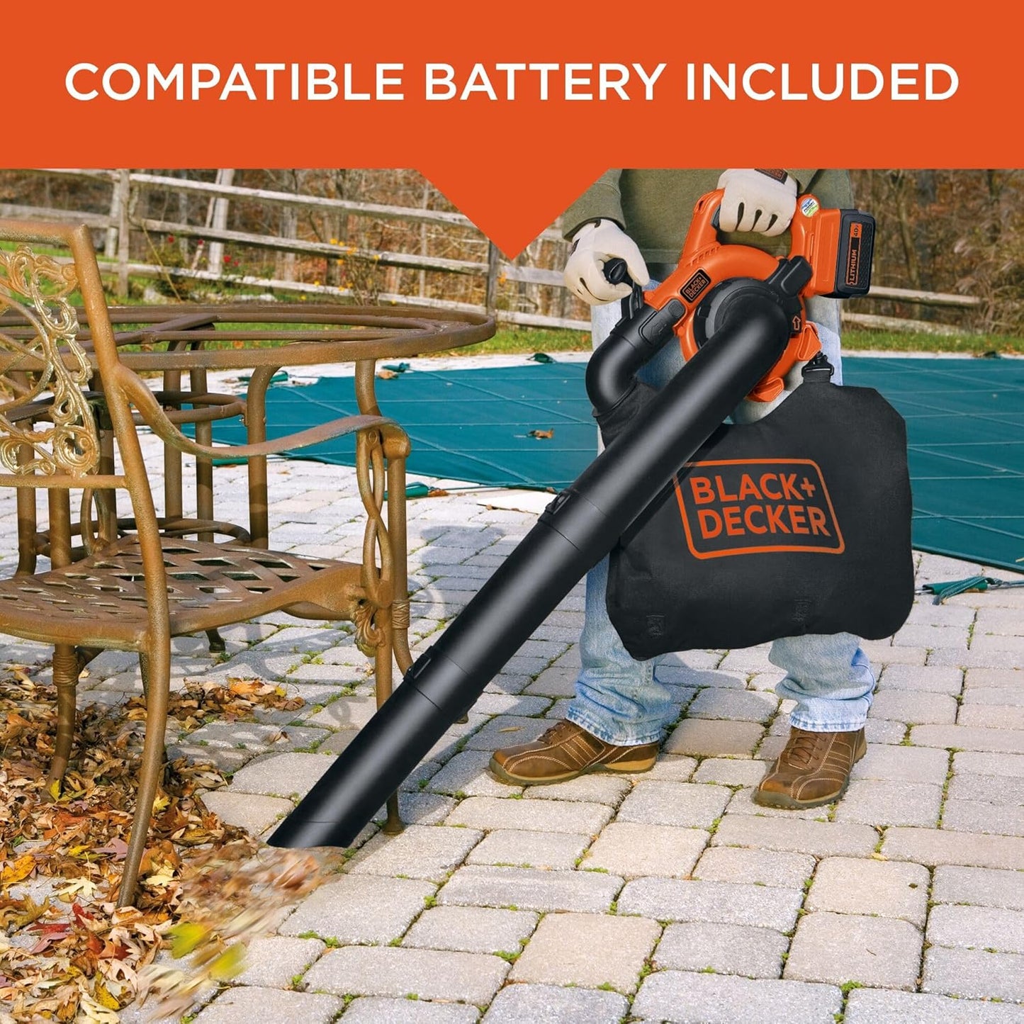 Leaf Blower Cordless Leaf Vacuum