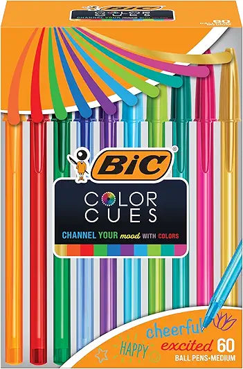 BIC Gelocity Quick Dry Black Gel Pens