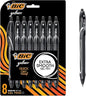 Glide Black Retractable Ballpoint Pens,