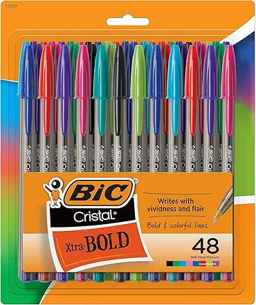 Round Stic Xtra Life Ballpoint Pen,